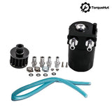 Engine Oil Catch Can Kit – Baffled Aluminium Breather System