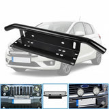 Car Nudge Bar Licence Plate Light Mount Bracket – No Drill Fitment